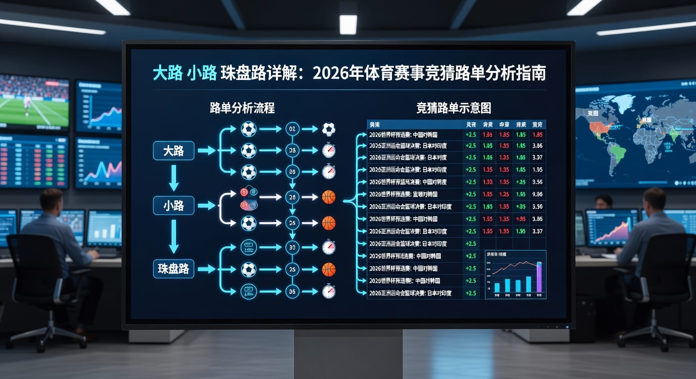 大路 小路 珠盘路解析：沙巴体育官网盘口思路