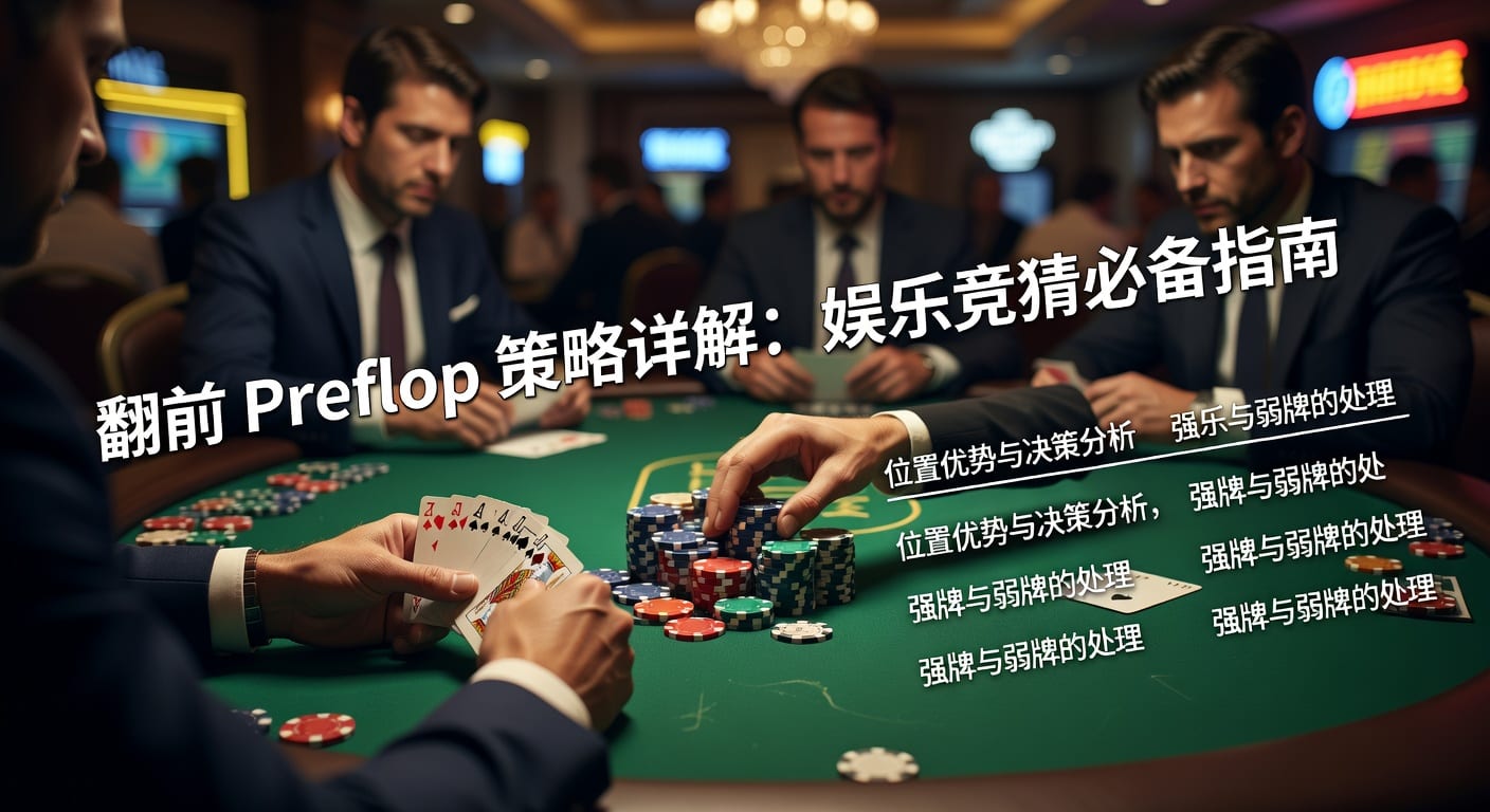 翻前 preflop：开局决策、范围与位置实战